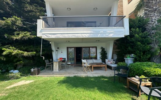 Gündoğan Koyunda Deniz Sıfır Site İçinde Bahçeli Villa Satılık